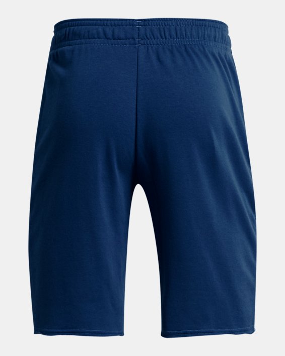 Men's UA Rival Terry Colorblock Shorts, Blue, pdpMainDesktop image number 5